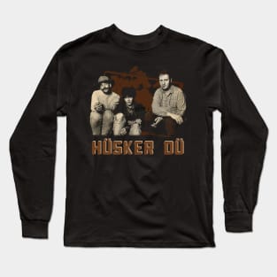 Hüsker Dü Anarchy And Anthems In Technicolor Long Sleeve T-Shirt